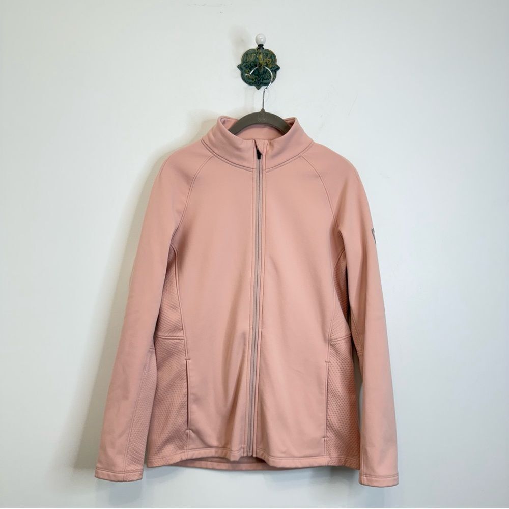 Rossignol Jacket Classique Clim Ski Mid Layer Powder Pink Full Zip Women’s Large